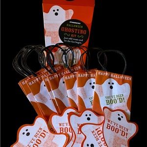 ‘09 STARBUCKS “Halloween GHOSTING Kit!”  
Treat bags w/notes Super RARE!  COOL